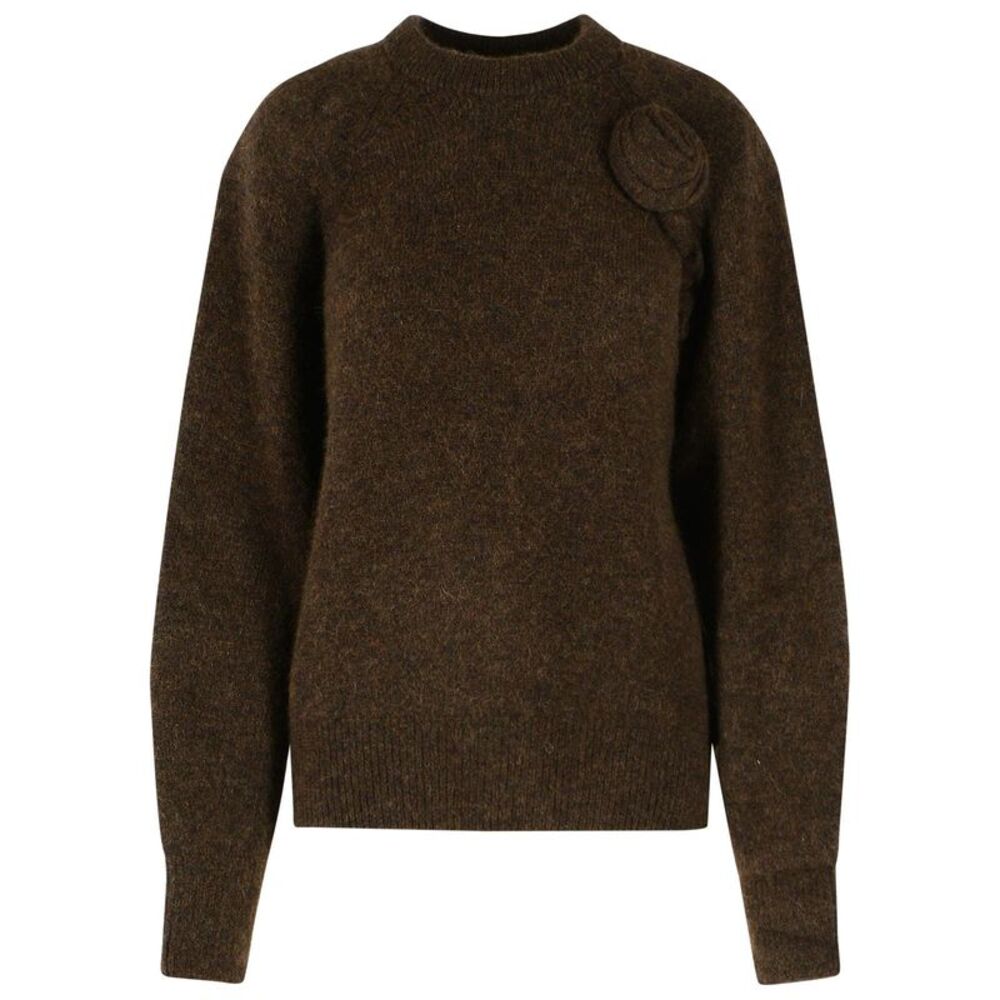 Rotate Brown Alpaca Blend Sweater Women